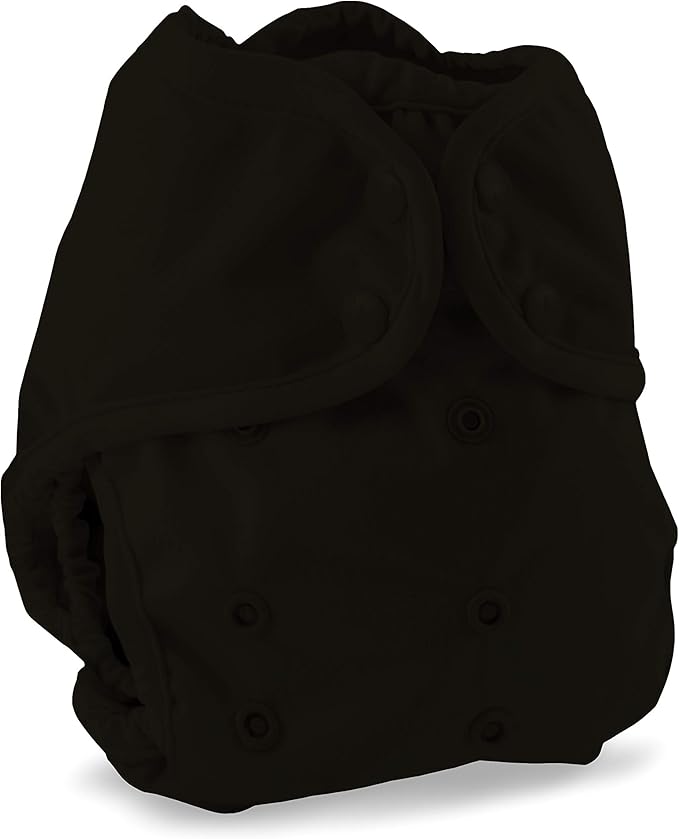 Buttons Cloth Diaper Cover – Snap Super One Size (12-40lbs) (Midnight)