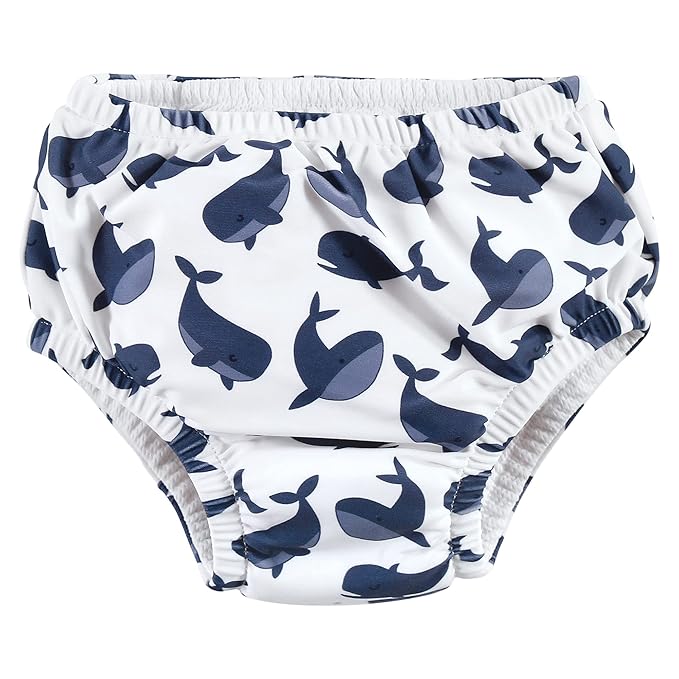 Hudson Baby Unisex Baby Swim Diapers, Whale Anchor, 18-24 Months