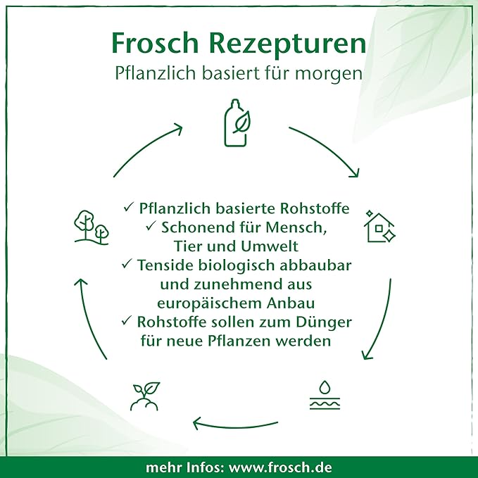 Frosch Baby Washing Up Cleaner, Sensitive Washing Up Liquid for Baby Bottles & Teats, Hypoallergenic, Suitable for Allergy Sufferers, 500 ml