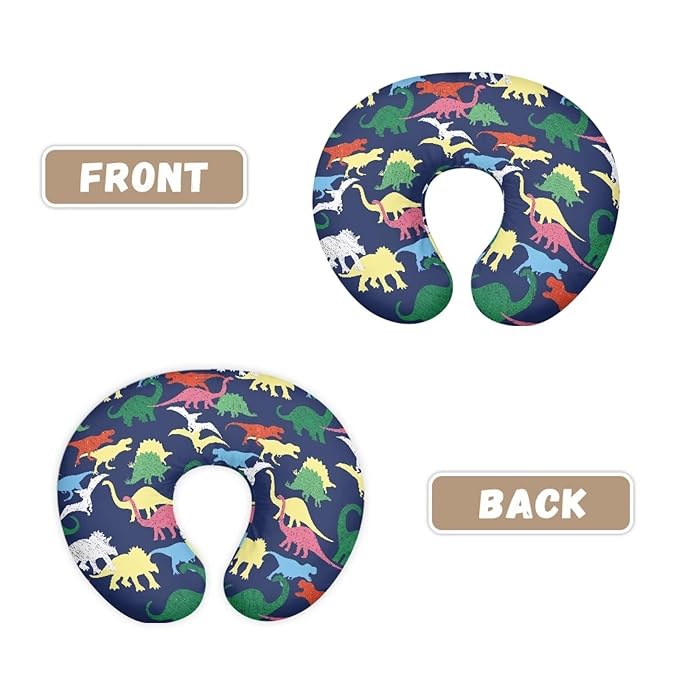 Nursing Pillow Cover Dinosaur Quick-Dry Fabric Fits The Original Support Pillow for Breastfeeding and Bottle Feeding Stretchy Nursing Pillow Cover