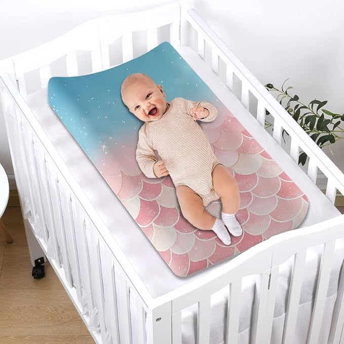 Changing Pad Covers for Boys Girls Carddle Sheet Set for Baby Boys Girls Breathable & Washable Cover