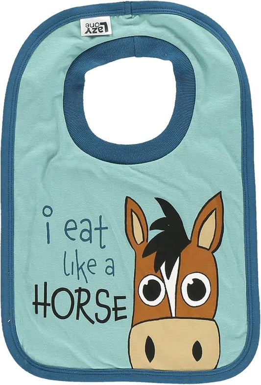 LazyOne Animal-Print Baby Bibs, Cute Baby Shower Gifts
