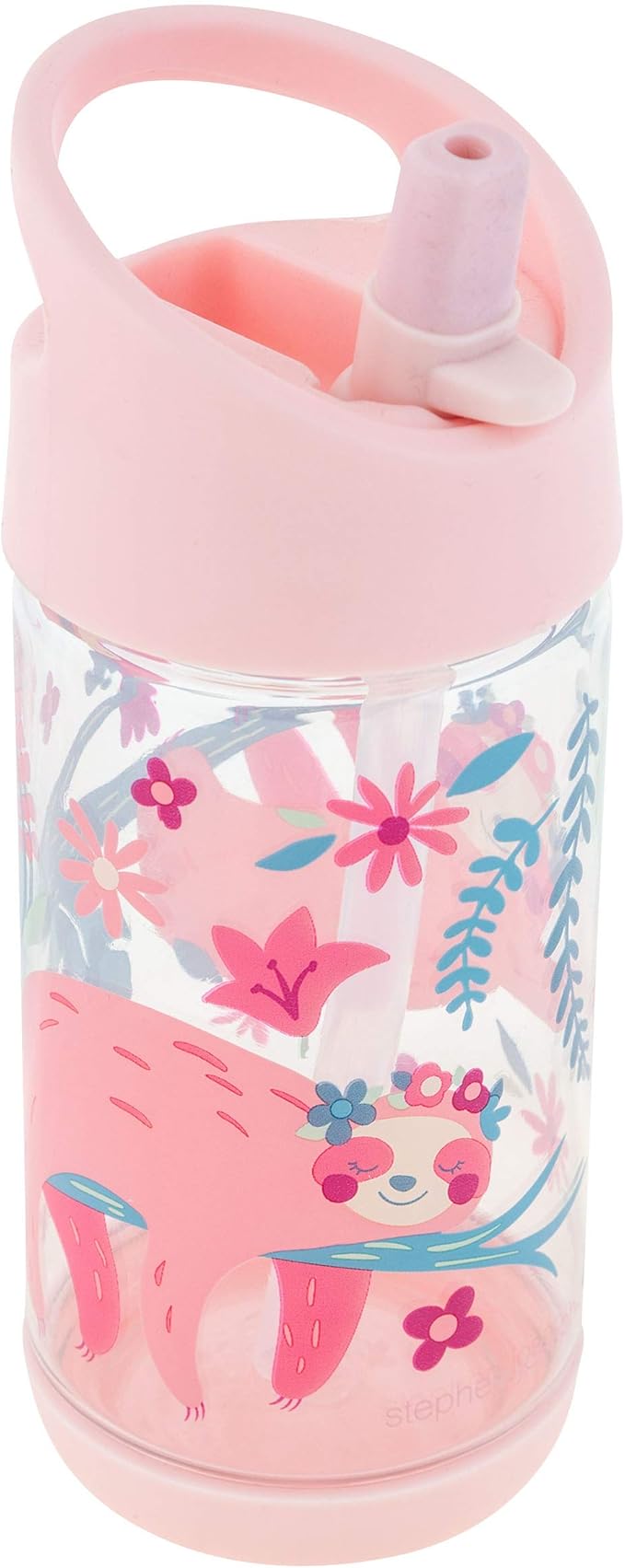 Stephen Joseph, Kids Flip Top Water Bottle, 10 oz Tritan BPA Free, Water Bottle for Girls & Boys, Back to School Flip Top Bottle, Sloth