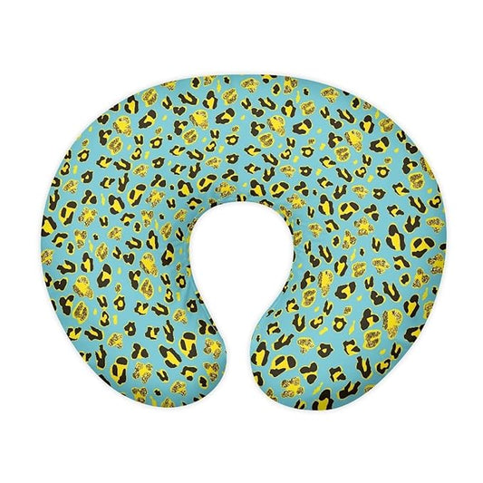 Leopard Nursing Pillow Cover with Hidden Zipper Leopard Skin Friendly for Moms/Baby Nursing Pillow Cover Stretchy Removable Cover for Breastfeeding Pillow