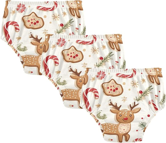 Toddler Potty Training Underwear Cotton Absorbent Soft Baby Girl Boy Potty Training Pant 2t-5t