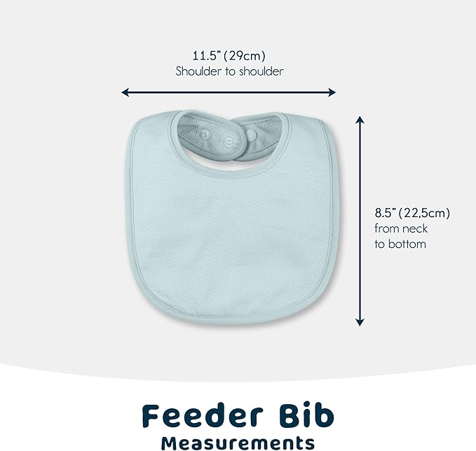 Tiny Twinkle Baby Feeding Bibs - Waterproof and Absorbent Infant Drool and Feeding Baby Bibs