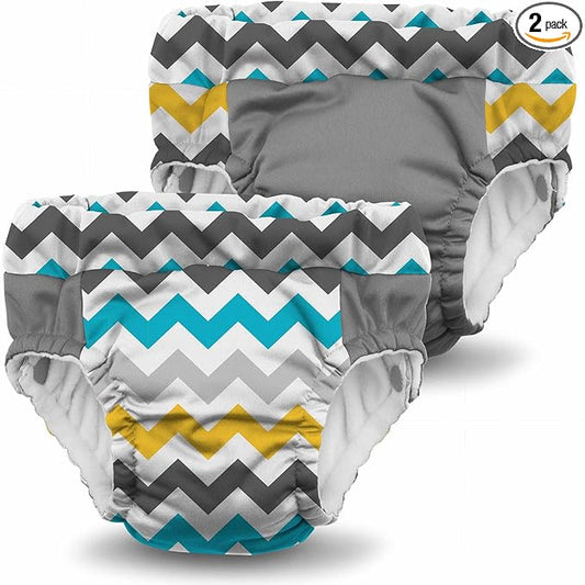 Kanga Care Lil Learnerz Reusable Toilet Training Pants (Small - Charlie & Platinum)