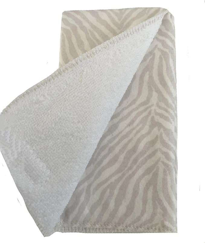 Infant Burping Cloth, Burp Cloths for Baby Boy or Girl, Soft and Absorbent - Cotton Reusable Spit Up Rags, XLarge, 1 Count (Animal Print)