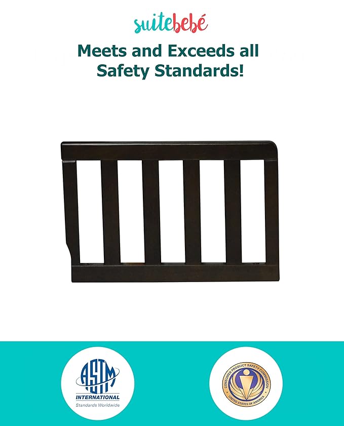Suite Bebe Palmer Toddler Guard Rail, Espresso