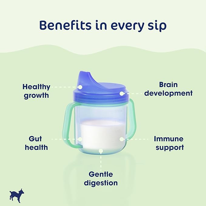 Kabrita Goat Milk-Based Toddler Nutrition Drink, 12–24 Months, Gentle & Easy to Digest, Clean Label Project Certified, Supports Gut Health, Immunity & Brain Development 28oz (Pack of 6)