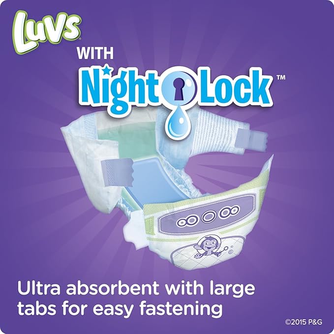 luvs diapers size 5, 140 count