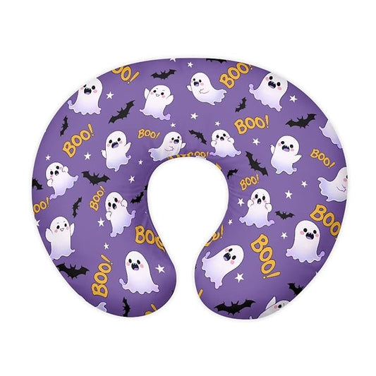 Halloween Ghost Baby Mom Nursing Pillow Cover Breastfeeding Pillow Cover Print Cute and Safety Girls Boys Essentials, 1 Pack