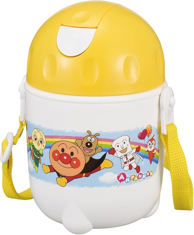 Lec Anpanman Water Bottle with Straw