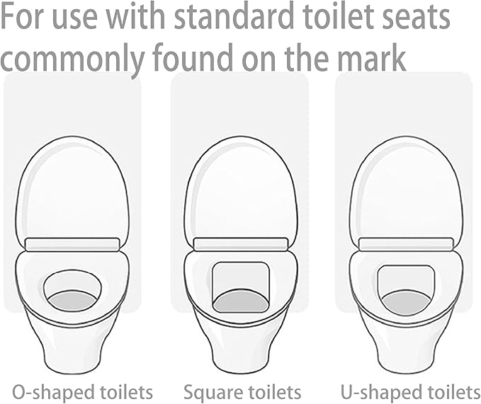 SZLYTYUN 100PCS Disposable Travel Plastic Toilet Seat Cushion Waterproof Portable Toilet Seat Cushion Individually Packed, Easy to Carry for Traveling