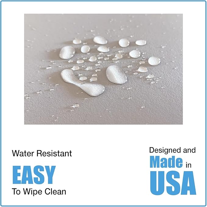 Kidkusion Baby Proof Edge Guards for Safety | Made in The USA | 16 Feet | Soft Gray | Edge Protectors for Furniture, Tables, Fireplaces | Heavy Duty Tape Included