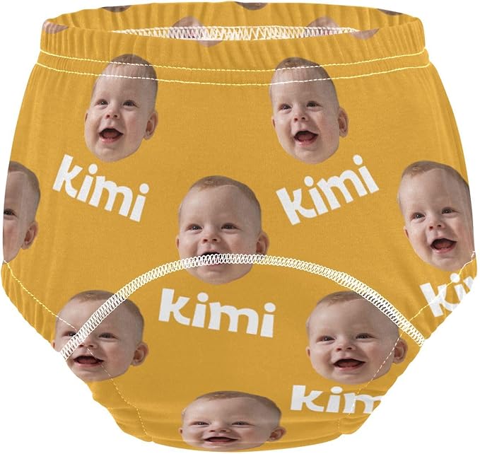 Joko Ivery 1 Yellow Orange Custom Potty Training Pants Soft Traning Potty Panty for Boys Toddlers Girls 5T 3Pcs