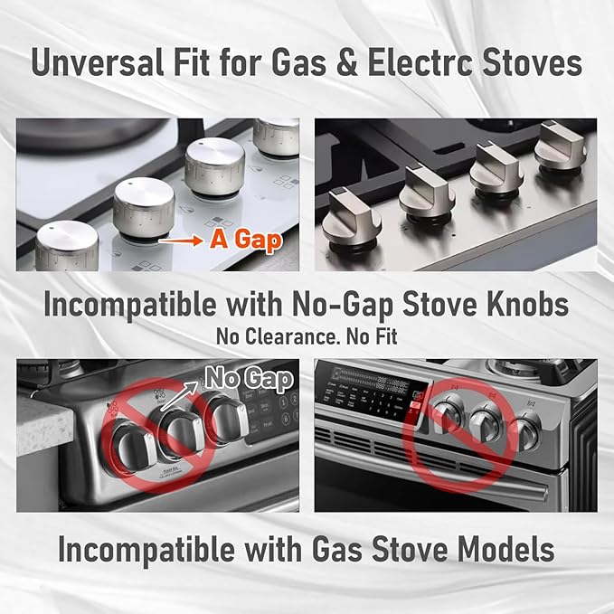 Child Safety Stove Knob Covers Fits knobs Under 1.56 inches in Diameter and 2.1 inches in Height Waterproof, Oil-Resistant, and Heat-Resistant (5-Pack)