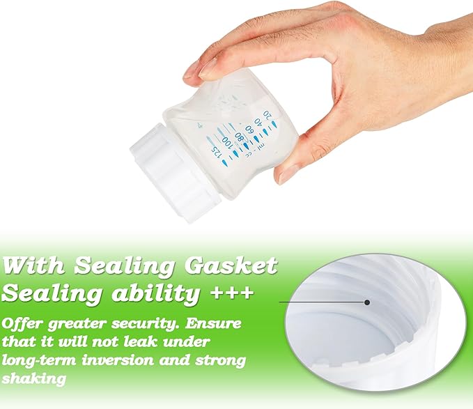 (6-PCs) Travel Bottle Caps Compatible with Avent Bottles, Bottle Lids Replacement
