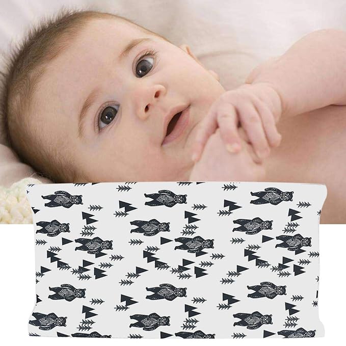Soft Breathable Baby Changing Table Pad Cover, Newborn Infant Urine Mat Changing Table Pads Wipeable Sheets()