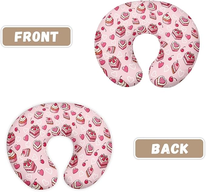 Pillow Covers，Pillowcase for Nursing Pillow and Positioner for Breastfeeding and Bottle Feeding，Propping Baby，Fits The Original Support for Breastfeeding Cute Cake