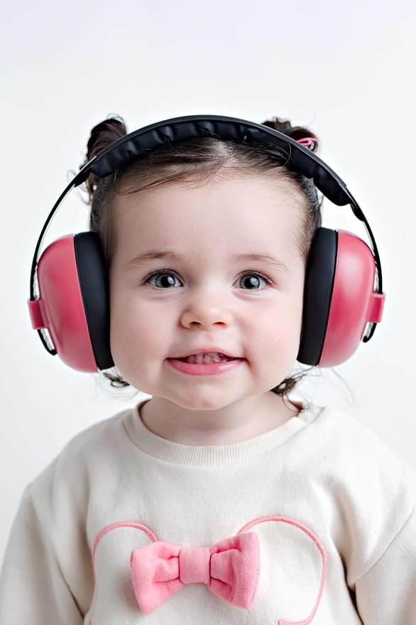 BANZ Earmuffs Infant Hearing Protection – Ages 0-2 Years (Maroon)