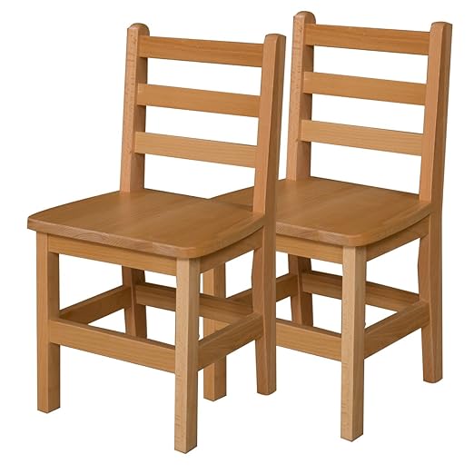 Wood Designs WD81402 Child's Chair, 14" Height Seat, (2) Per Carton