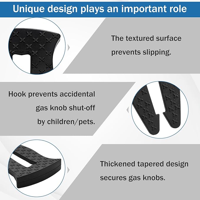 Zhehao 8 Pcs Gas Stove Knob Locks Stove Knob Safety Covers Silicone Child Proof Oven Locks for Kitchen Prevent Accidental Touch Child Pets Safety
