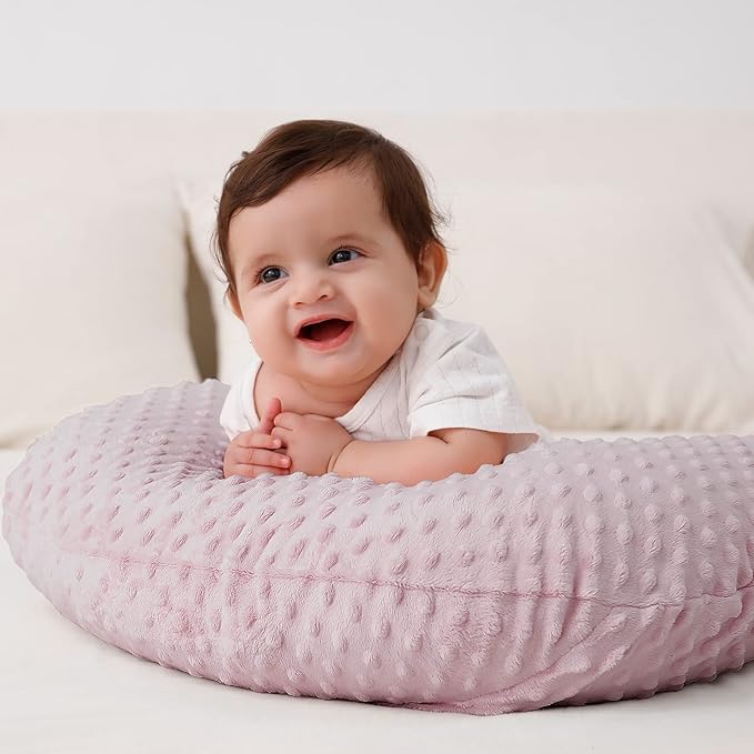 Nursing Pillow Cover, Breastfeeding Pillow Slipcover Snugly Fits for Nursing Pillow for Baby Boys and Girls, Premium Quality Microfiber, Ultra Soft Comfortable (Sepia Rose)