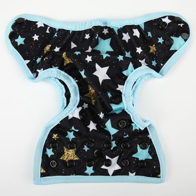 Newborn Baby Diaper Nappy Cover 8lbs-10lbs (Stars)