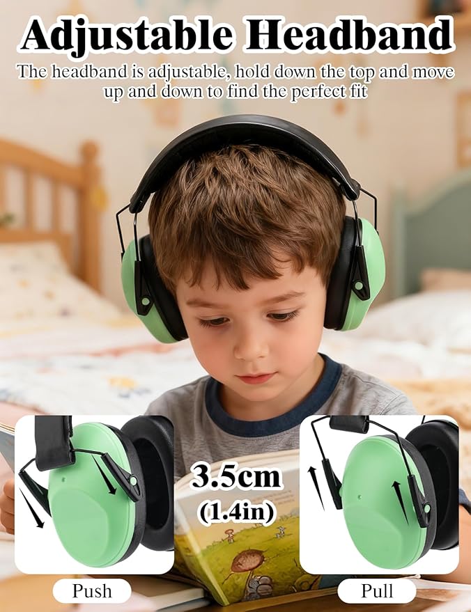 sundee Kids Noise Cancelling Headphones Ear Muffs for Noise Reduction Hearing Protection for Autism Chirldren