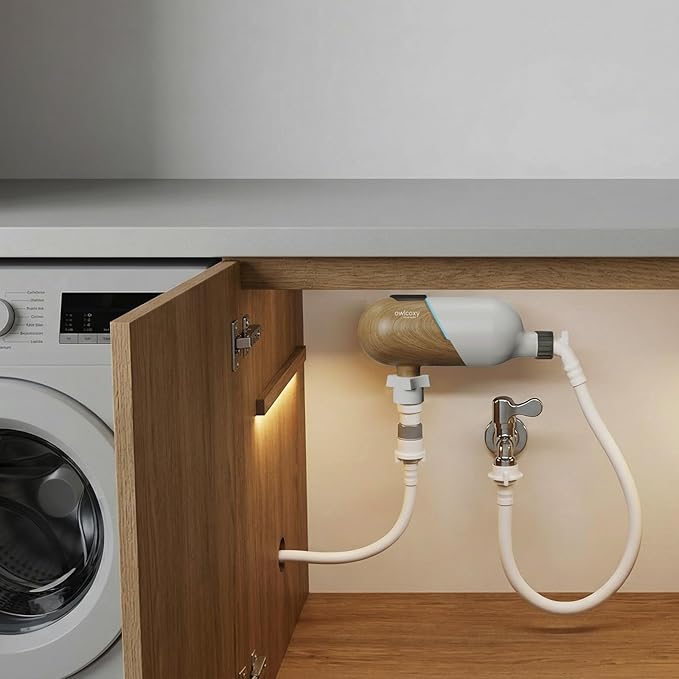 Ozone Water Disinfection Machine - Upgraded M9-Plus Series/Ozone Laundry System for Washing Machines/Safe and Effective Disinfection for Baby Items. (With wall mounting accessories)