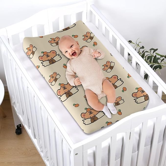Changing Pad Covers for Boys Girls Carddle Sheet Set for Baby Boys Girls Breathable & Washable Cover