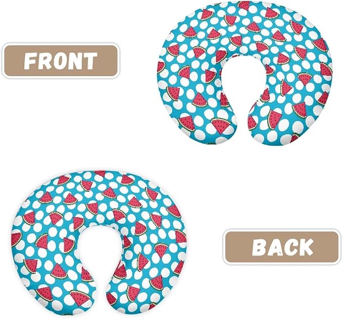 Nursing Pillow Cover Stretchy，Fits The Original Support for Breastfeeding，Watermelon,for Breastfeeding and Bottle Feeding