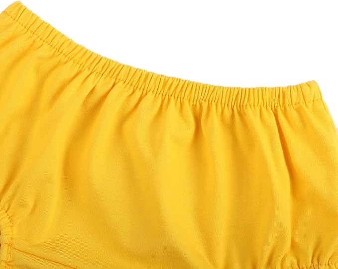 IBTOM CASTLE Baby Girls' Boys Unisex Soft Cotton Ruffle Basic Diaper Cover Bloomers for Toddler Shorts Briefs Panty Panties