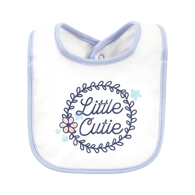 Hudson Baby Unisex Baby Cotton Bibs, Beautiful Butterfly, One Size