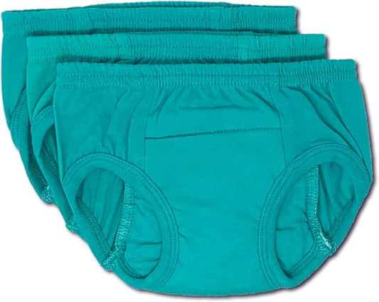 Tiny Trainers Cotton Training Pants, Unisex, for Babies and Toddlers, Elimination Communication or Potty Training - 3-pack