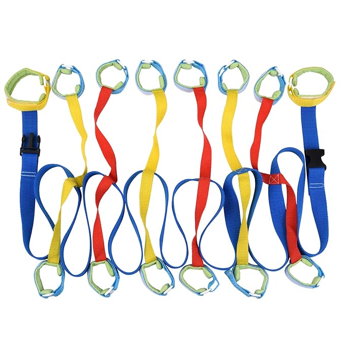 Children Walking Rope for Toddlers, Daycare & Classroom – 12 Kids + 2 Adult Handles – Toddler Safety Rope with Storage Bag for Field Trips, Class Trips, Preschool, Outdoor Walks & Fire Drills