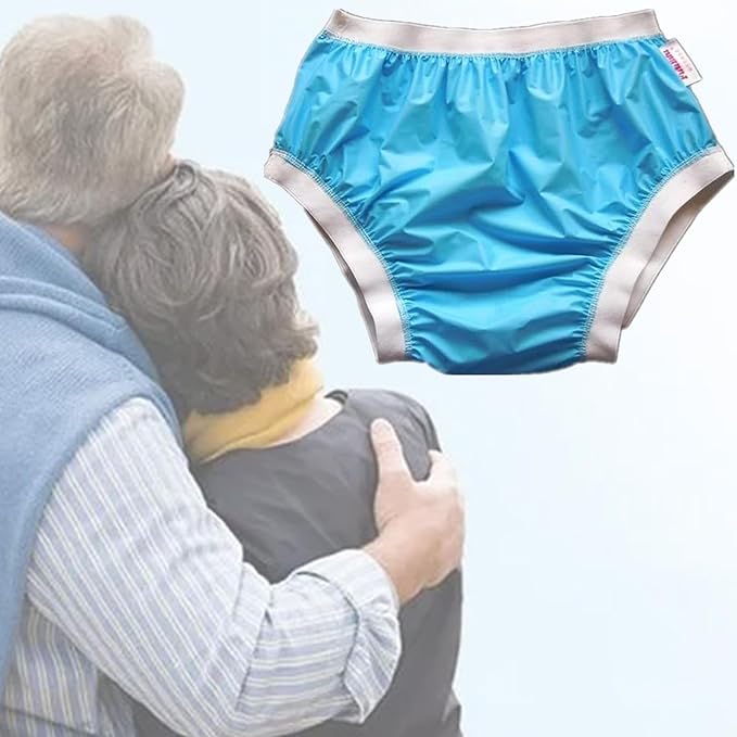Adult Cloth Diapers Covers/Adult Incontinence Pants/Plastic Diapers/Waterproof and Reusable Elderly Diapers, Soft Surface, Suitable for Adult Men and Women
