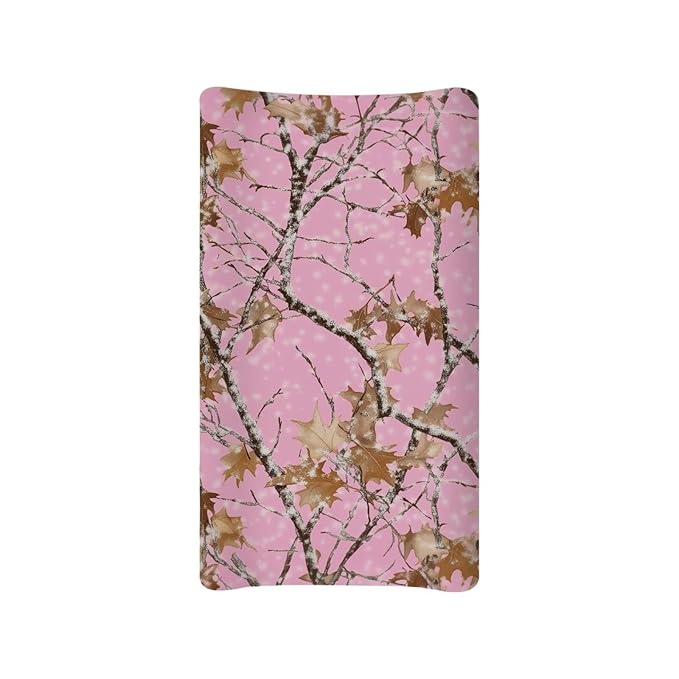 Pink Camo Diaper Change Table Covers Washable Changing Pad Cover for Baby Breathable Changing Mat Cover for Baby Girls Boys Gift for Friends