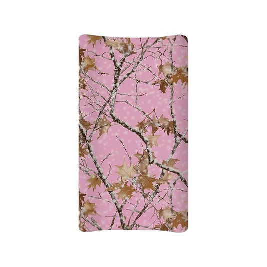 Pink Camo Diaper Change Table Covers Washable Changing Pad Cover for Baby Breathable Changing Mat Cover for Baby Girls Boys Gift for Friends