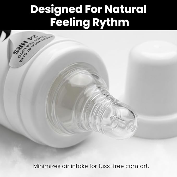 Waiu Insulated Baby Bottle Replacement Nipple, BPA-Free, Anti-Colic Vented Nipple