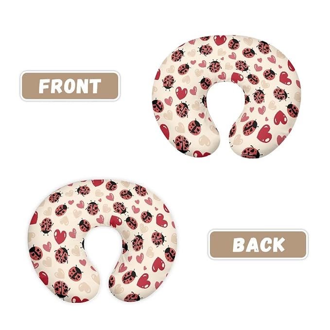 Ladybug Love Nursing Pillow Cover Breathable Neutral Breastfeeding Pillow Cover Easy to Clean Soft Removable Pillow Cover for Infant Snug