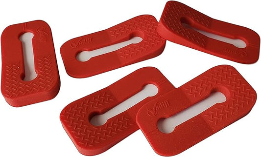 2025-26 Mom's Choice Winner- Gas Stove Knob Locks - Red Silicone Stove Knob Safety Covers for Toddlers, Pets - Child Proof Universal Size Knobs - Baby Proofing Protectors for Electric Stoves- 5Pcs