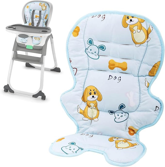 Runhike High Chair Cover Replacement Compatible with Ingenuity Soft Cushion with Anti-Slip Pad and Protecting Water Spills