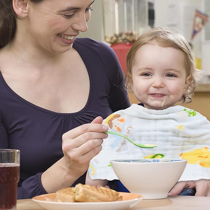 Muslin Burp Cloths Cotton Burping Cloth 20'' X 10'' Pack of 6,Baby Spit Up Cloths for Newborn,Absorbent,Soft,Breathable Large,Premium 6-layer Construction,Unisex,for Boys and Girls(Colorful)