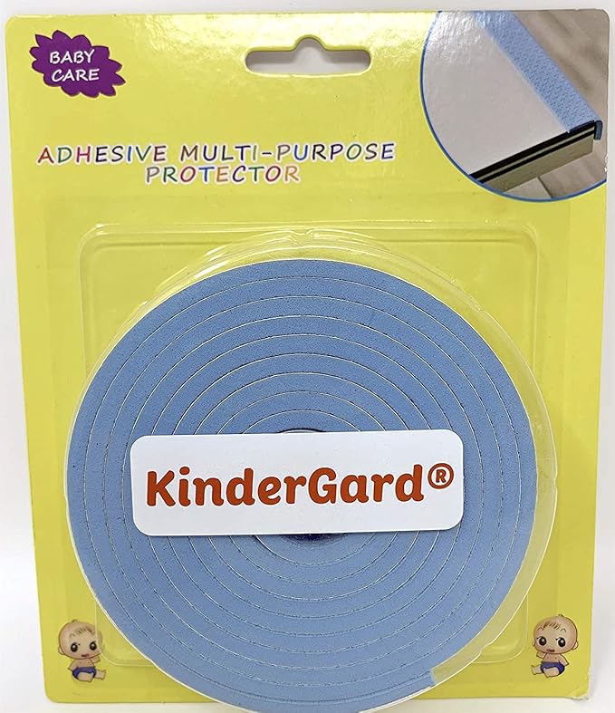 Baby Proofing Foam Cushion Tape Edge Protector, Extra Long Roll, BPA Free, Accessory, Toddler Safety, Bumper, Corner Guard, Furniture, Accident, Table, Desk, Cabinets, Child, Soft Adhesive Padding
