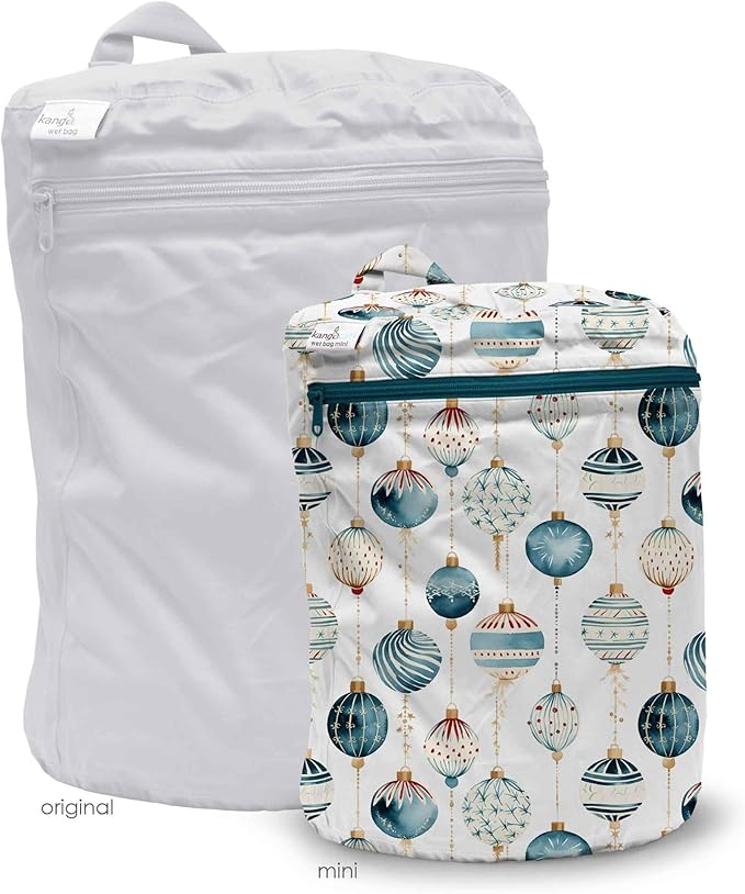 Kanga Care Wet Bag MINI Seam Sealed Waterproof 3D Dimensional for Baby Cloth Diapers, Travel, Beach, Pool, Gym, Swim | Glaskugeln
