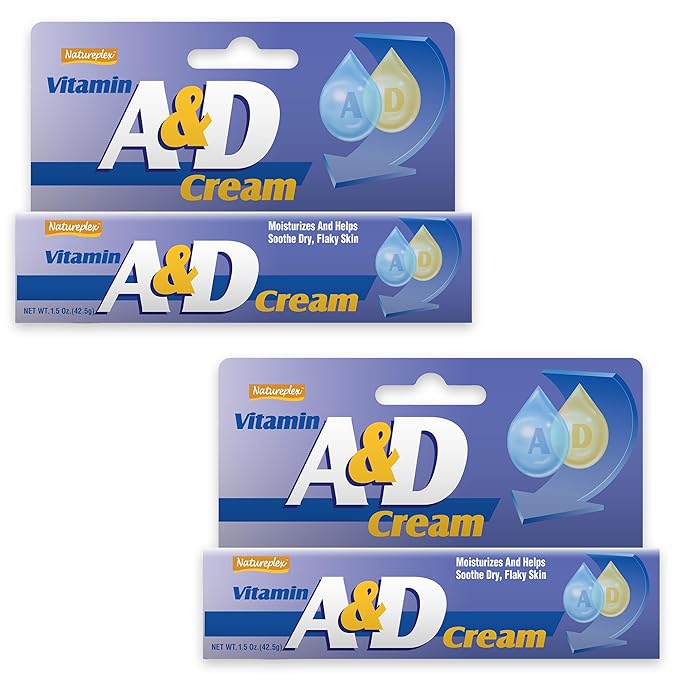 Natureplex A&D Cream 1.5 oz (2 Pack) - For Diaper Rash and Skin Irritation - Made in USA