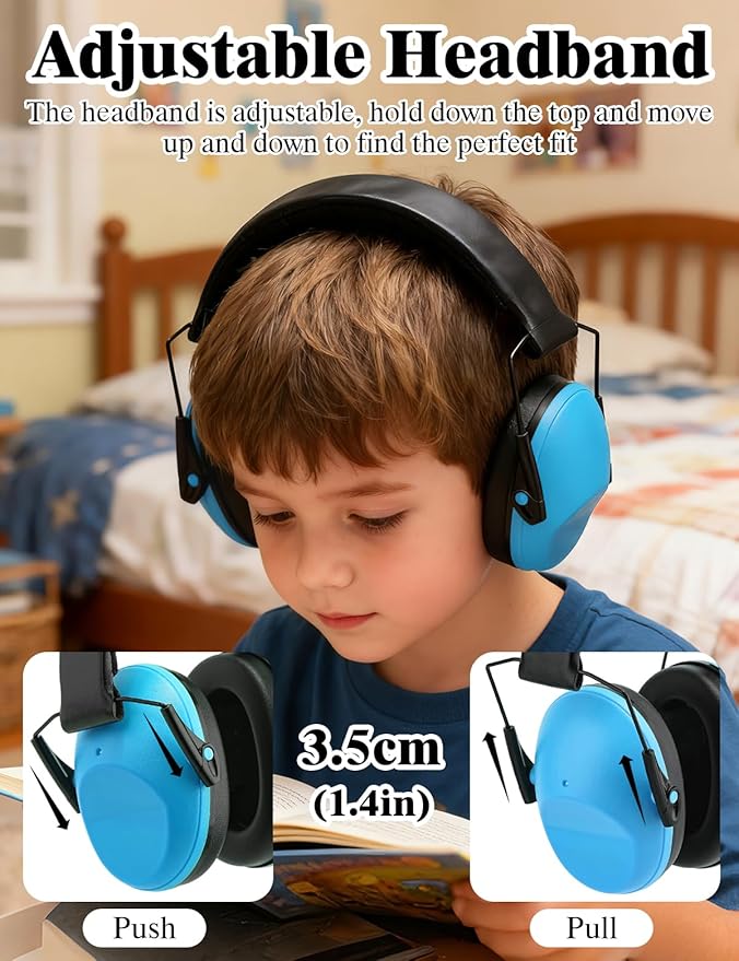 sundee Kids Noise Cancelling Headphones Ear Muffs for Noise Reduction Hearing Protection for Autism Chirldren
