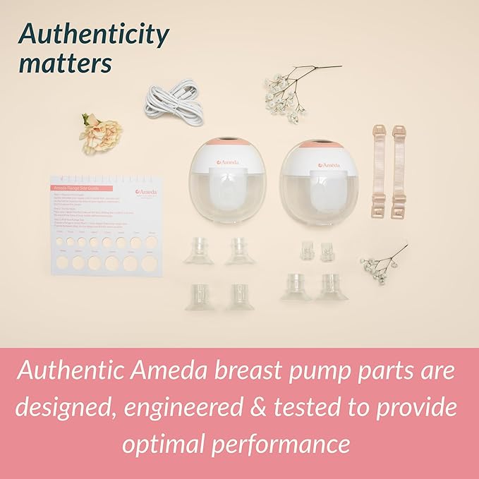 Ameda GLO Replacement Valves | 2 Count | GLO Breast Pump Parts | Ameda Pump Parts Valve
